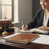 Minimalistisches Firmenlogo und Jobtitelplan Planer