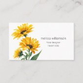 Minimalistisches Floral Visitenkarte (Vorderseite)