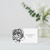 Minimalistisches Floraldesign Visitenkarte (Stehend Vorderseite)