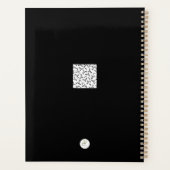 Minimalistisches Floralleaf-Planer-Notebook Planer (Rückseite)