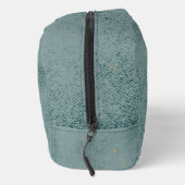 Minimalistisches Flugzeug mit dunkelblauer Monogra Waschbeutel (Rechts)