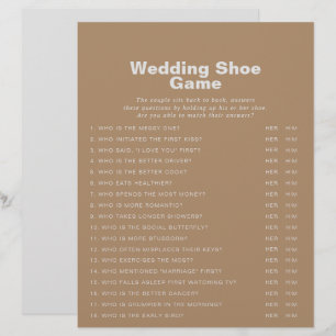 Minimalistisches formales Braun-Hochzeitsschuhspie