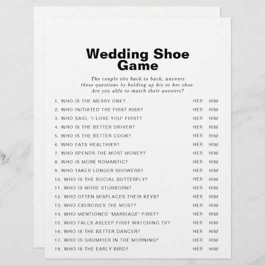 Minimalistisches formales Hochzeitsschuhspiel (Vorne/Hinten)