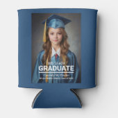 Minimalistisches Foto 8. Klasse Abschluss Dosenkühler (Vorderseite)