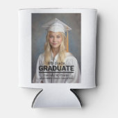 Minimalistisches Foto 8. Klasse Abschluss Dosenkühler (Vorderseite)