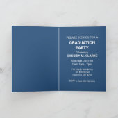 Minimalistisches Foto 8. Klasse Abschluss Einladung (Innenseite)