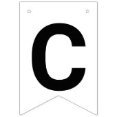 Minimalistisches Foto 8. Klasse Abschluss Jagd Wimpelkette (Erste Fahne)