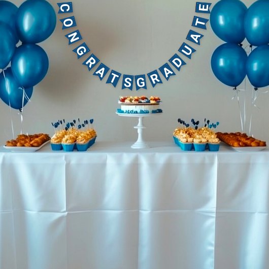 Minimalistisches Foto 8. Klasse Abschluss Jagd Wimpelkette