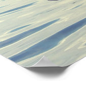 Minimalistisches Foto abschließen mit Name und Kla Poster (Ecke)