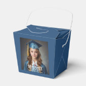 Minimalistisches Foto Abschluss 8. Klasse Geschenkschachtel (Vorderseite)