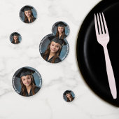 Minimalistisches Foto Abschluss 8. Klasse Konfetti