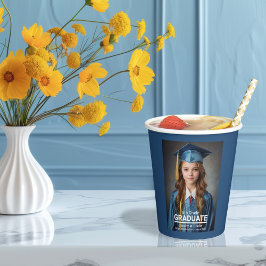 Minimalistisches Foto Abschluss 8. Klasse Pappbecher