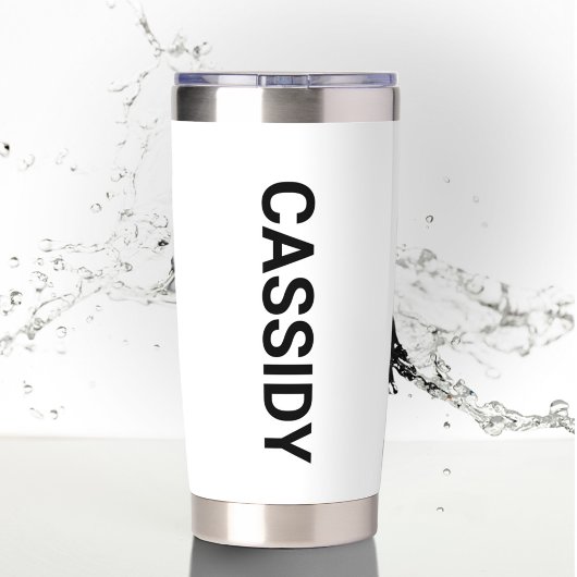 Minimalistisches Foto Abschluss 8. Klasse Thermobecher