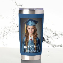 Minimalistisches Foto Abschluss 8. Klasse Thermobecher