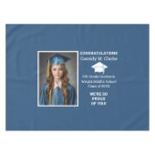 Minimalistisches Foto Abschluss 8. Klasse Tischdecke (Vorderseite (Horizontal))