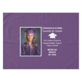 Minimalistisches Foto Abschluss 8. Klasse Tischdecke (Vorderseite (Horizontal))