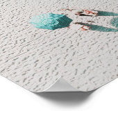 Minimalistisches Foto am Strand Poster (Ecke)