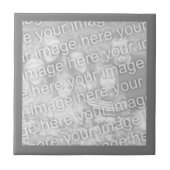 Minimalistisches Foto an den grauen Grenzen Fliese (Vorderseite)