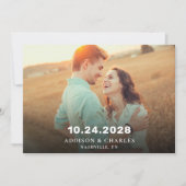 Minimalistisches Foto | ANKÜNDIGUNG DATUM FREIHALT (Vorderseite)