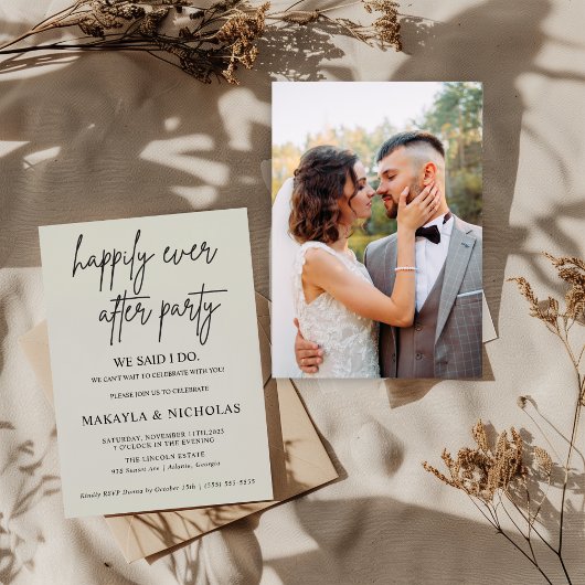 Minimalistisches Foto - Ankündigung Einladung