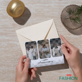 Minimalistisches Foto Anniversay Card Einladung