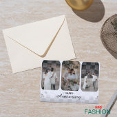 Minimalistisches Foto Anniversay Card Einladung