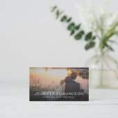 Minimalistisches Foto beruflicher Fotografen Visitenkarte (Stehend Vorderseite)