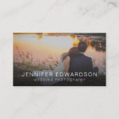 Minimalistisches Foto beruflicher Fotografen Visitenkarte (Vorderseite)