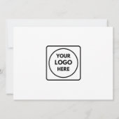 Minimalistisches Foto | Berufliches Business-Event Einladung (Rückseite)