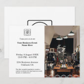 Minimalistisches Foto | Berufliches Business-Event Einladung (Vorne/Hinten)