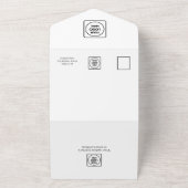 Minimalistisches Foto | Berufliches Geschäft All In One Einladung (Außenbereich)