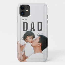 Minimalistisches Foto Bester Vater je Vatertag Case-Mate iPhone Hülle