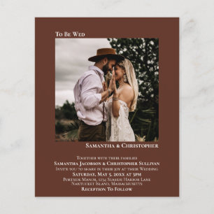 Minimalistisches Foto Brown HAUSHALT Hochzeit Einl