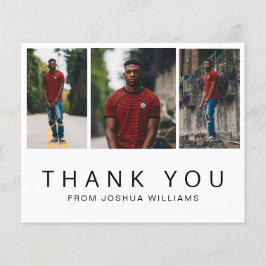 Minimalistisches Foto Budget Abschluss Danke Karte