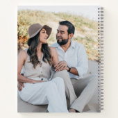 Minimalistisches Foto Budget Gästebuch Notizblock (Rückseite)