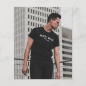 Minimalistisches Foto, das er getan hat Abschluss (Rückseite)