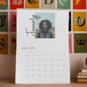 Minimalistisches Foto Einfaches Schreiben von Skri Kalender
