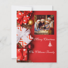 Minimalistisches Foto Feiertagskarte