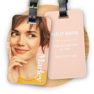 Minimalistisches Foto Full Foto Einfach Niedlicher Gepäckanhänger