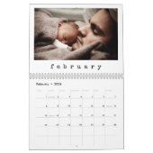 Minimalistisches Foto für die Schreibmaschine Kalender (Feb 2026)