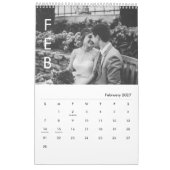 Minimalistisches Foto für einfachen Monat Kalender (Feb 2027)