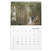 Minimalistisches Foto für einfachen Monat Kalender (Jan 2027)