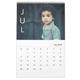 Minimalistisches Foto für einfachen Monat Kalender