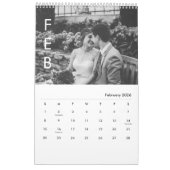 Minimalistisches Foto für einfachen Monat Kalender (Feb 2026)