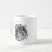 Minimalistisches Foto für kundenspezifische Valent Kaffeetasse (Vorderseite Links)