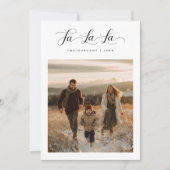 Minimalistisches Foto für Weihnachten (Vorderseite)