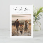 Minimalistisches Foto für Weihnachten (Stehend Vorderseite)