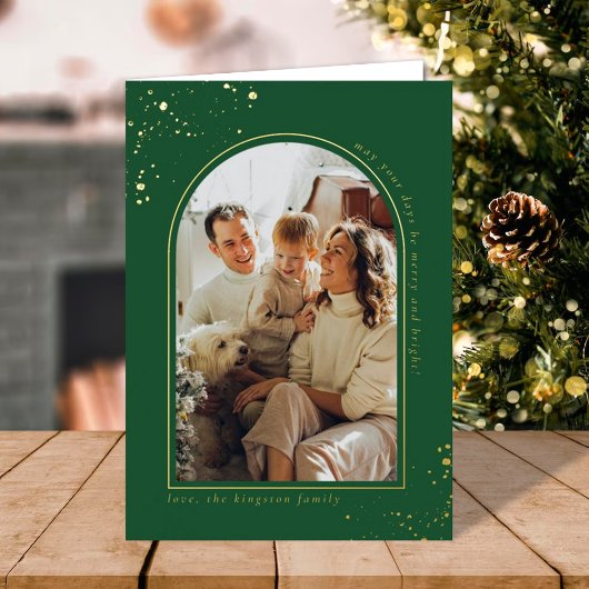 Minimalistisches Foto für Weihnachtsbögen