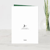 Minimalistisches Foto für Weihnachtsbögen (Rückseite)