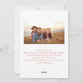 Minimalistisches Foto-Grid | Weihnachten (Rückseite)